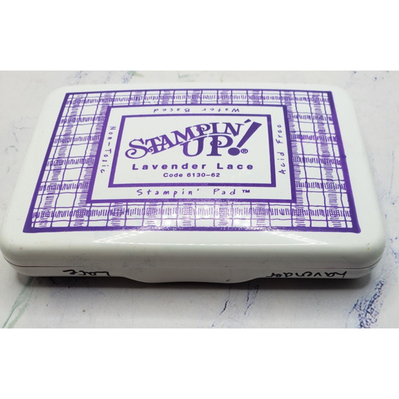 Stampin’ Up! Lavender Lace Water Based Dye Ink Original Style Pad 62-107 - Picture 1 of 3